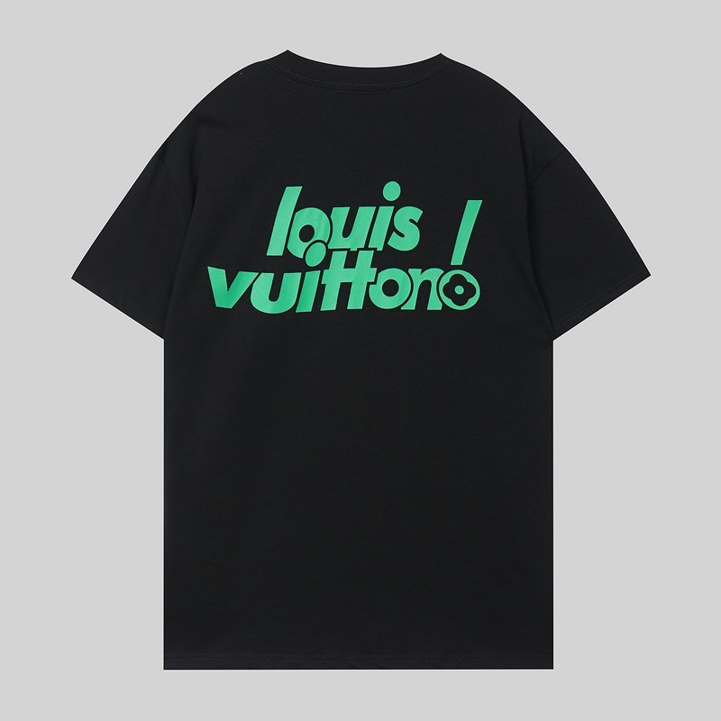 Футболка Louis Vuitton With A Green Zipper Pocket "Black" фото № 2