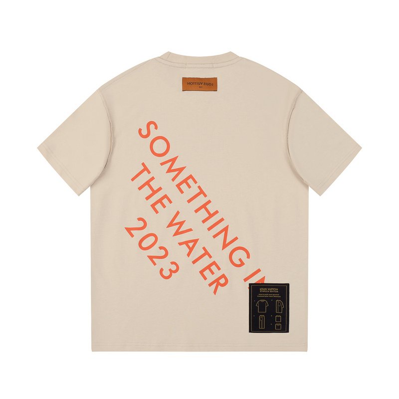 Футболка Louis Vuitton Something In The Water "Beige" фото № 6