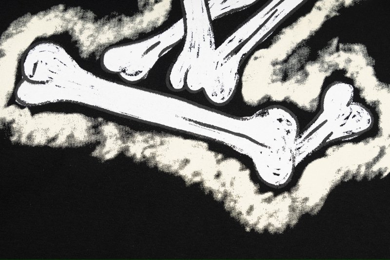 Футболка Louis Vuitton With Logo Made Of Bones "Black" фото № 7