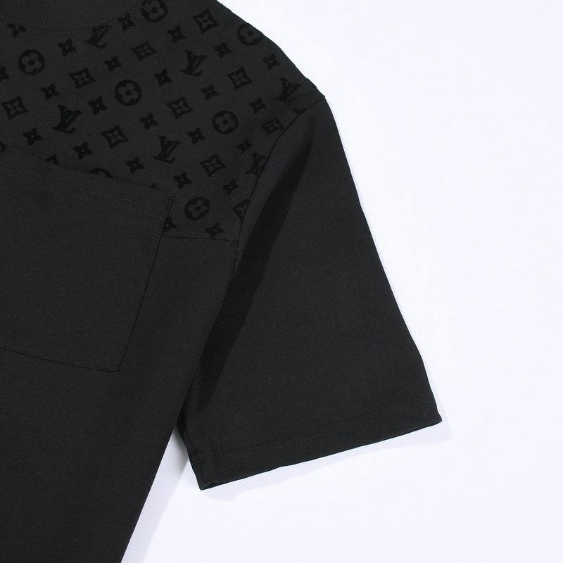 Футболка Louis Vuitton With Logos On Top "Black" фото № 3