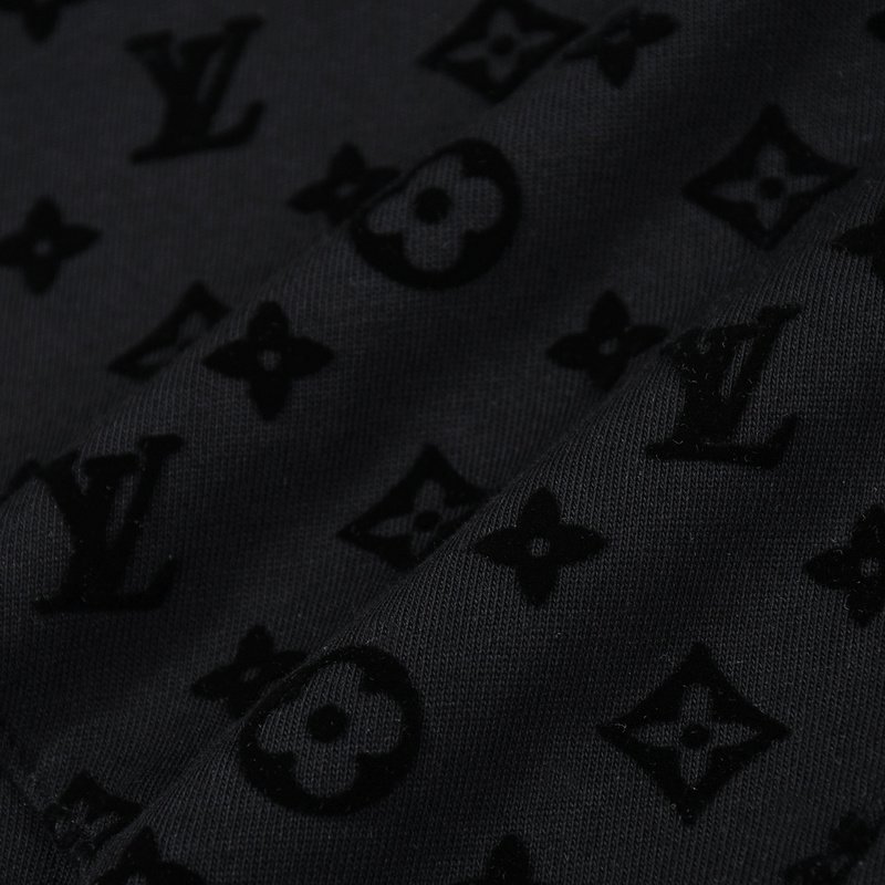 Футболка Louis Vuitton With Logos On Top "Black" фото № 8