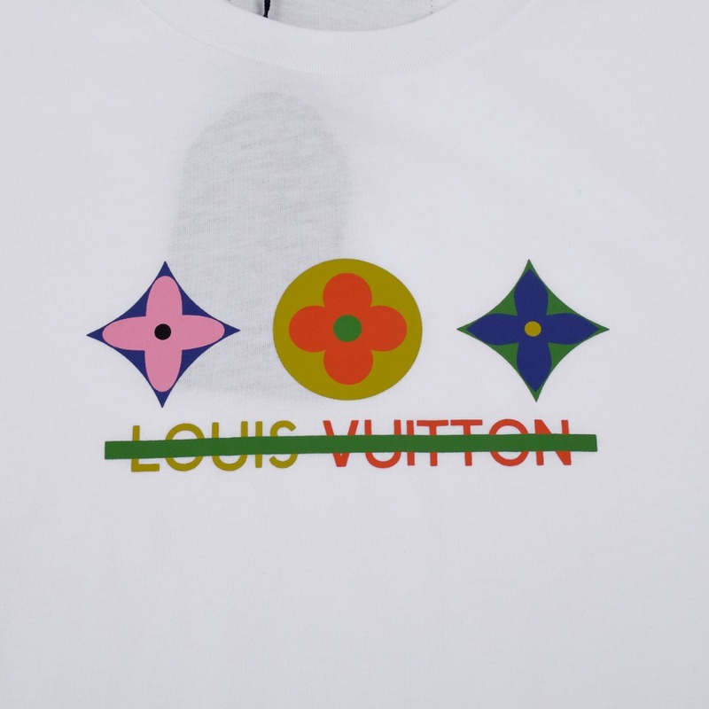 Футболка Louis Vuitton Crossed Out Brand "White" фото № 3