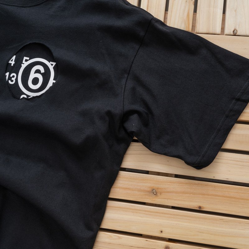 Футболка Maison Margiela Number 6 "Black" фото № 5