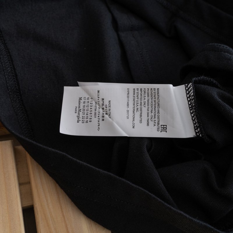 Футболка Maison Margiela Number 6 "Black" фото № 9
