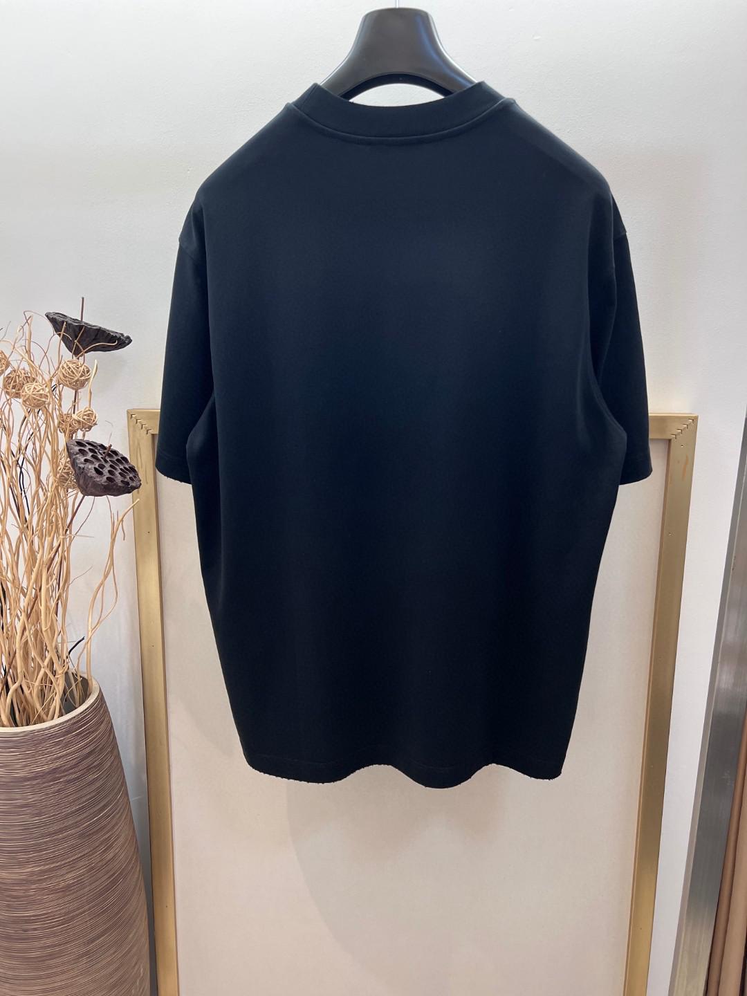 Футболка Miu Miu Frontside Contrast Miu Miu Logotype "Black" фото № 2