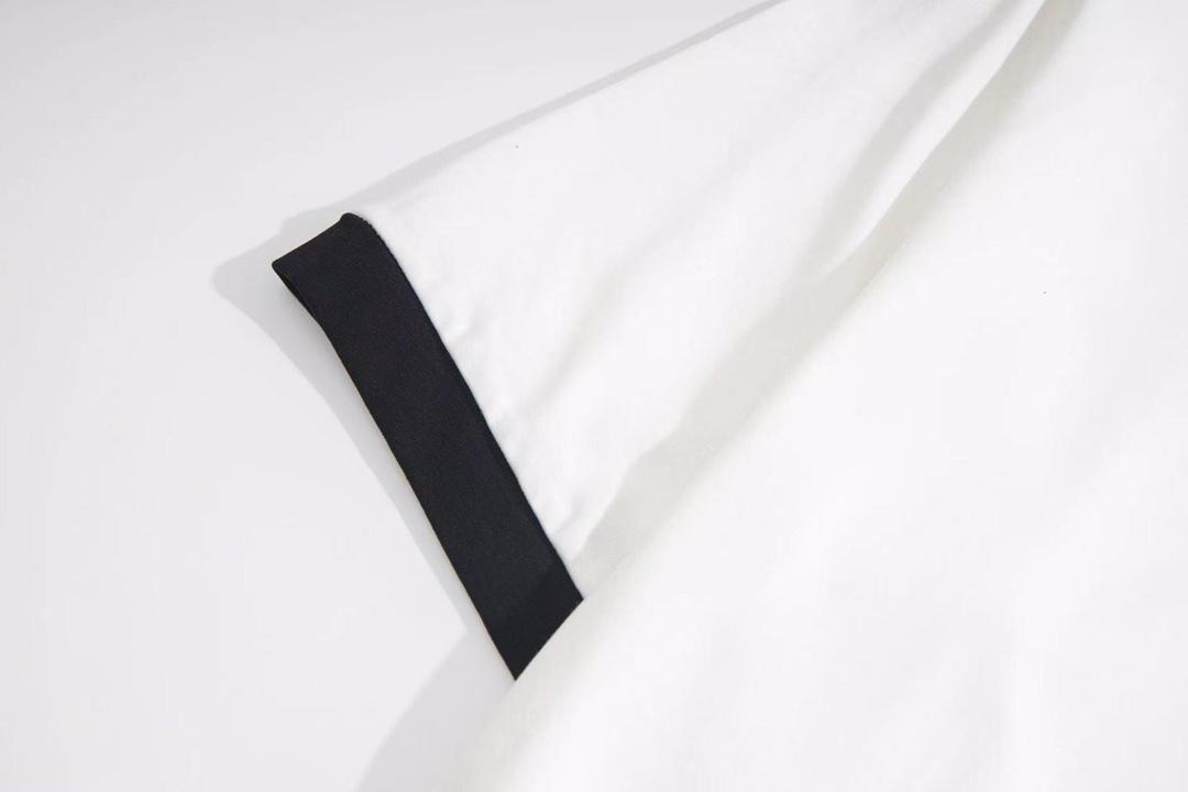 Футболка Miu Miu Multi Striped Edge "White" фото № 5