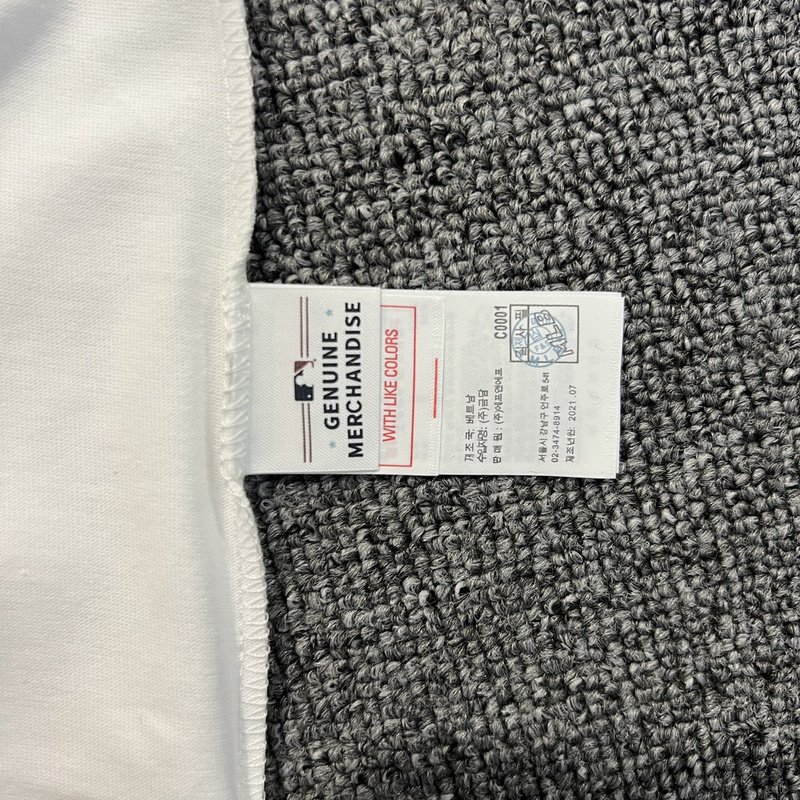 Футболка MLB With Big Logo "White" фото № 4