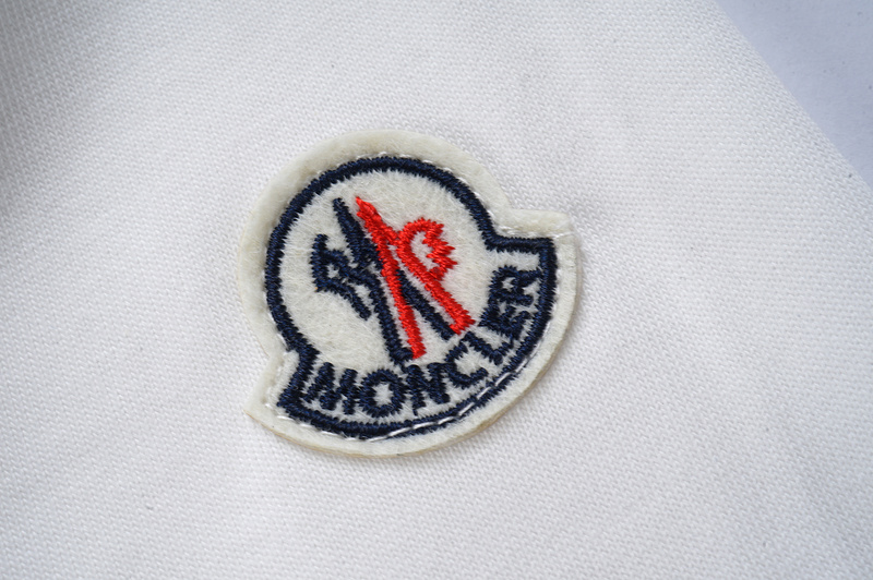Футболка Moncler Half Of The Logo "White" фото № 8
