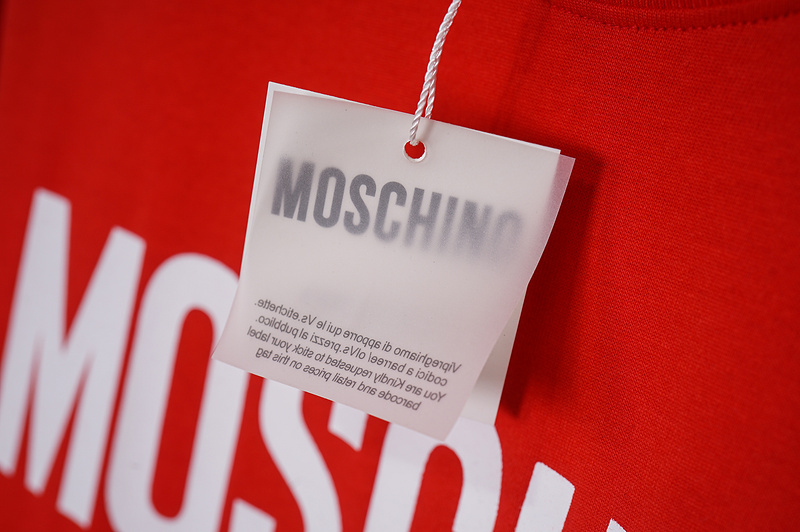 Футболка Moschino Print With Logo And Two Smileys "Red" фото № 5