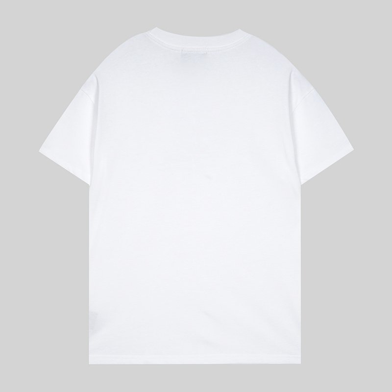 Футболка MSGM Big Front Logo With Green Shadow "White" фото № 2