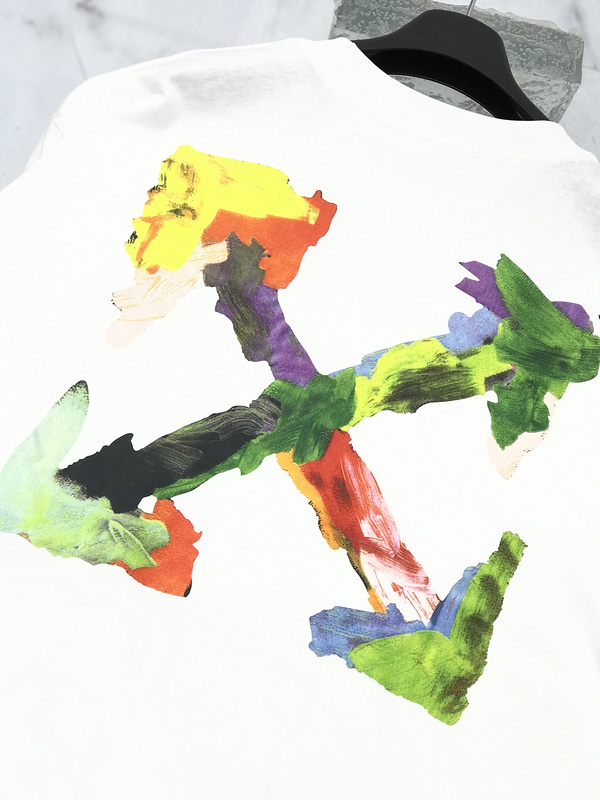 Футболка Off-White Colorful Arrows Print "White" фото № 2