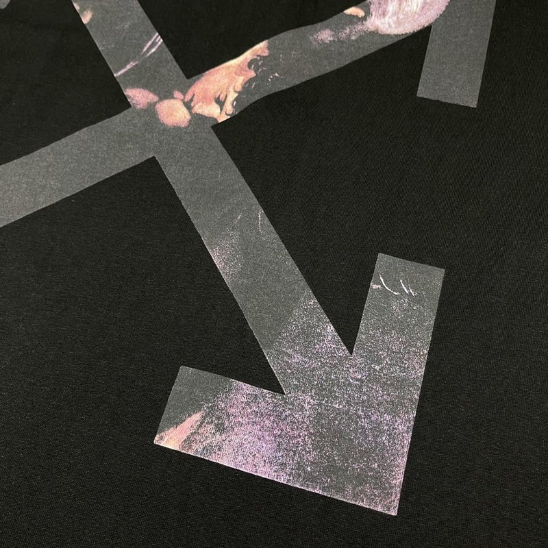 Футболка Off White Pieces Of The Painting "Black" фото № 7