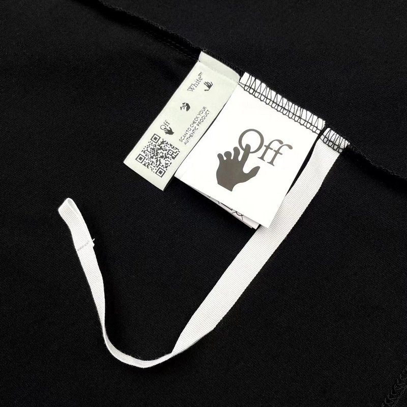 Футболка Off White Outsiders "Black" фото № 7