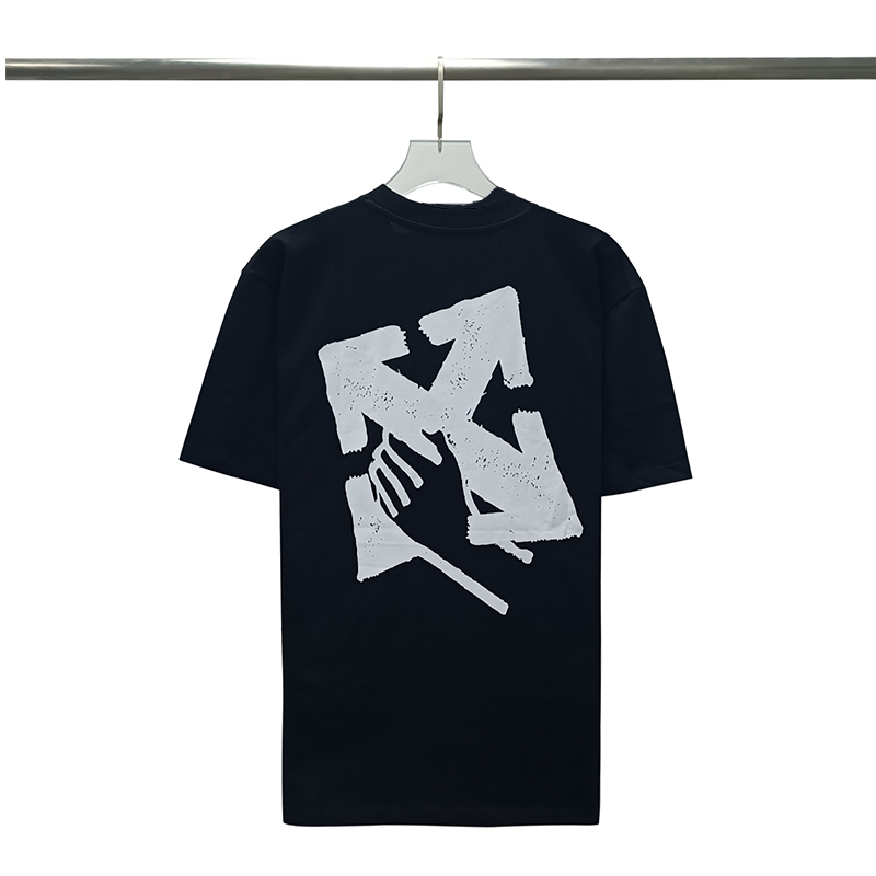 Футболка Off White Holding In His Hands "Black" фото № 4