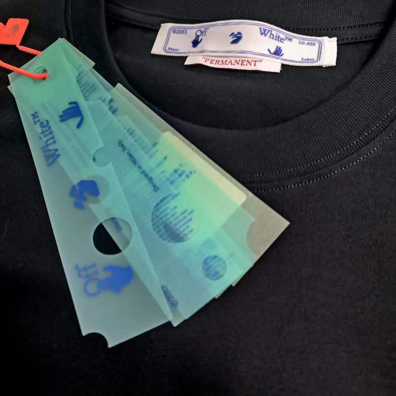 Футболка Off White Holding In His Hands "Black" фото № 7