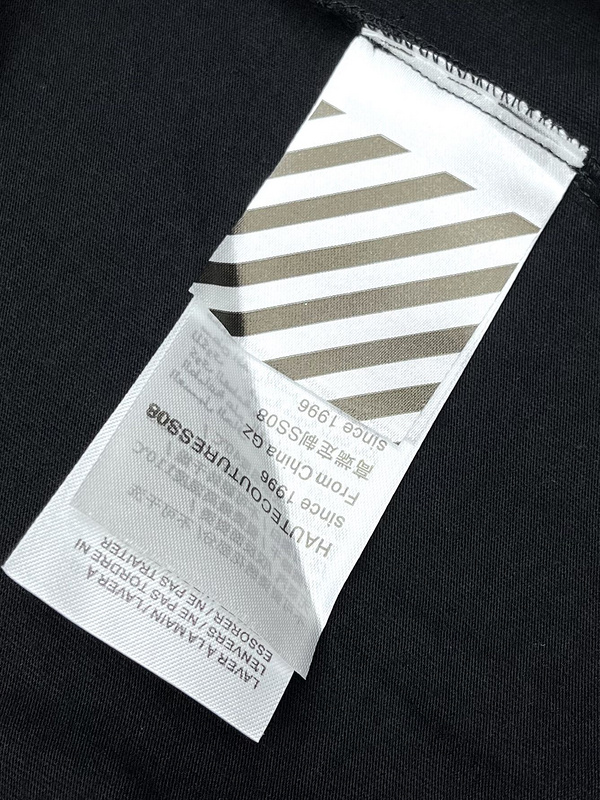 Футболка Off-White Water Delay Logo «Black» фото № 3