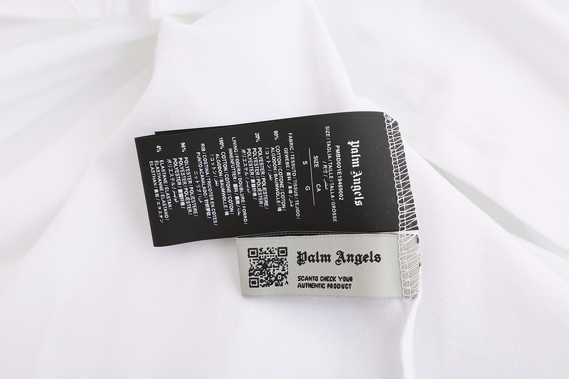 Футболка Palm Angels Drawing Of Palm Tree "White" фото № 9
