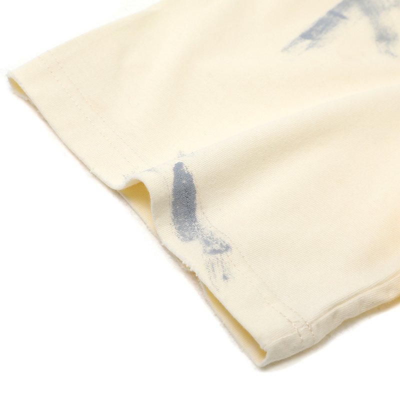 Футболка Palm Angels With A Print Of Two Palm Trees Original Style "Cream" фото № 5