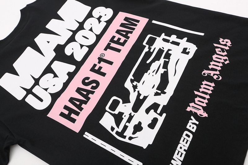 Футболка Palm Angels F1 Team "Black" фото № 8