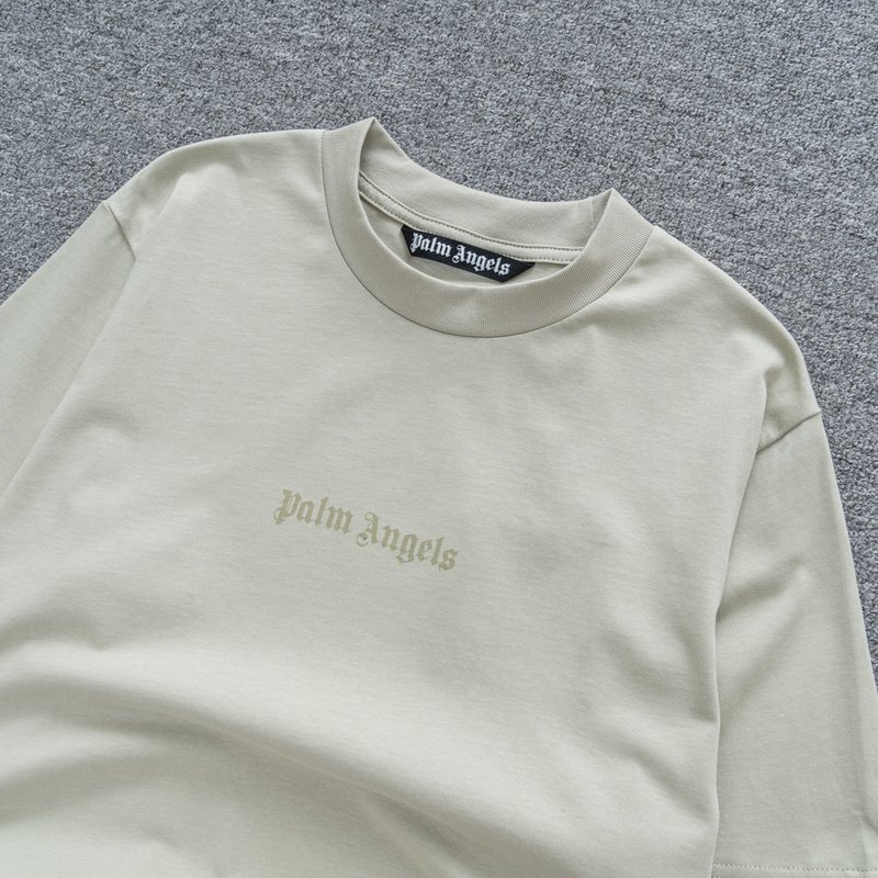 Футболка Palm Angels With Black Stripe "Mint/Gray" фото № 2