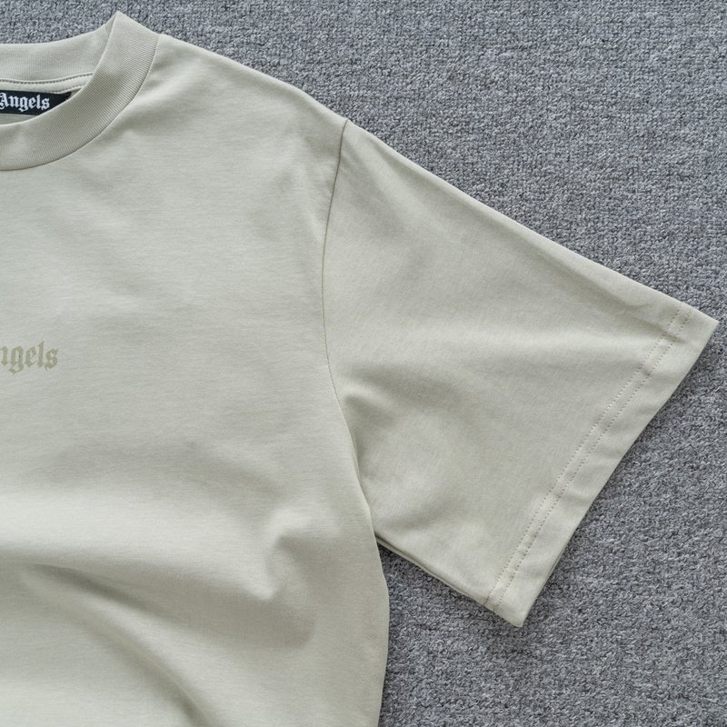 Футболка Palm Angels With Black Stripe "Mint/Gray" фото № 5