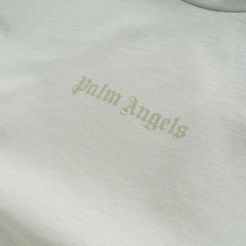 Футболка Palm Angels With Black Stripe "Mint/Gray" фото № 8