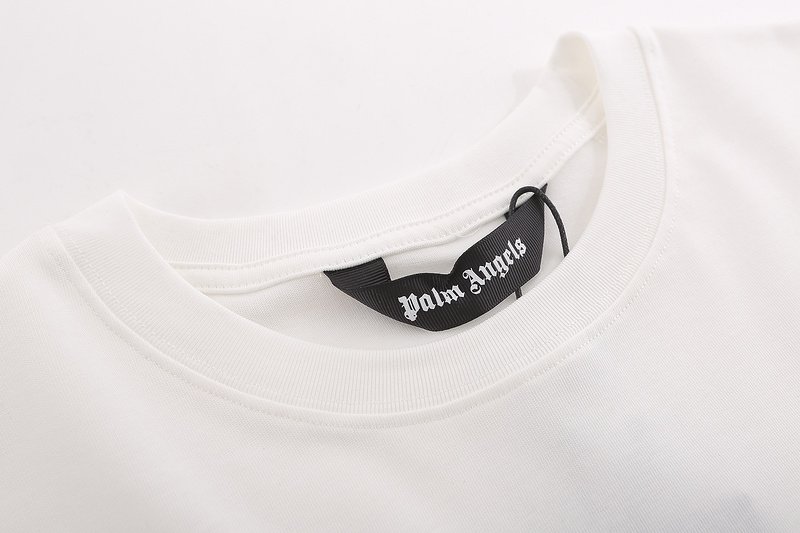 Футболка Palm Angels Brand Monogram "White" фото № 4