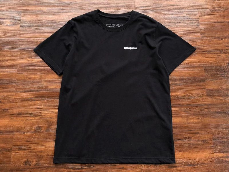 Футболка Patagonia Mountain View And Lettering Save Our Home Planet "Black" фото № 2