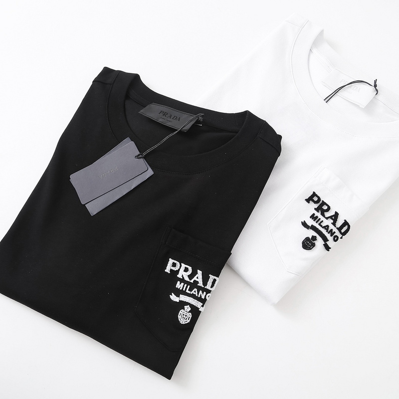 Футболка Prada Brand Milano Logo "Black" фото № 3