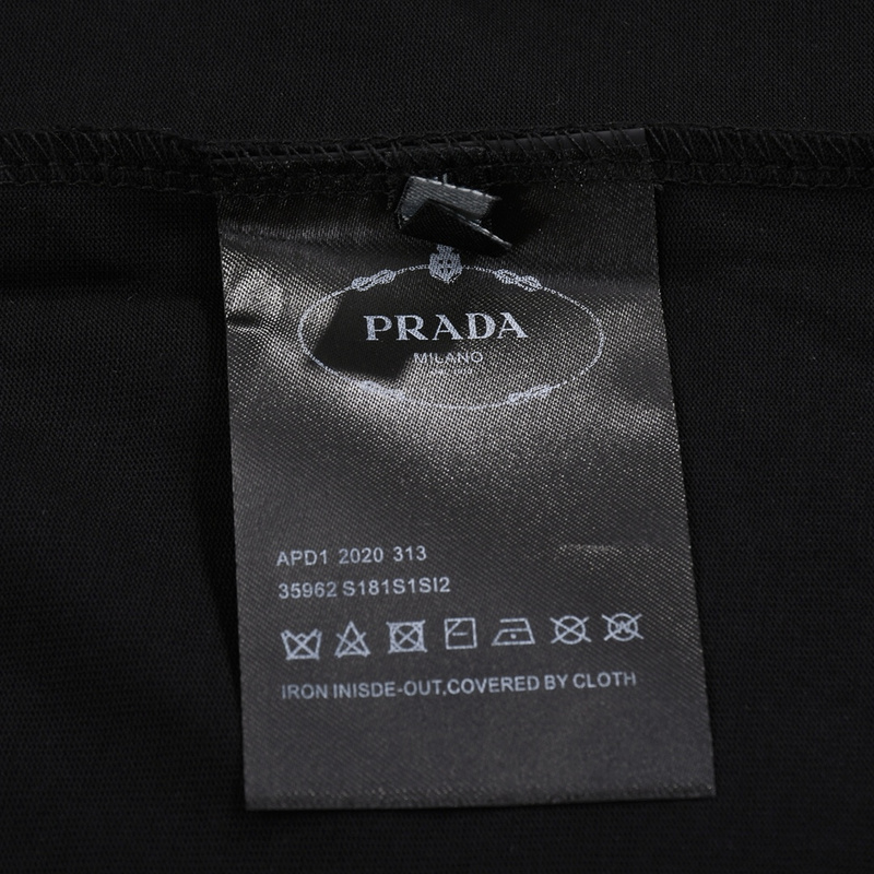 Футболка Prada With Coat Of Arms "Black" фото № 8