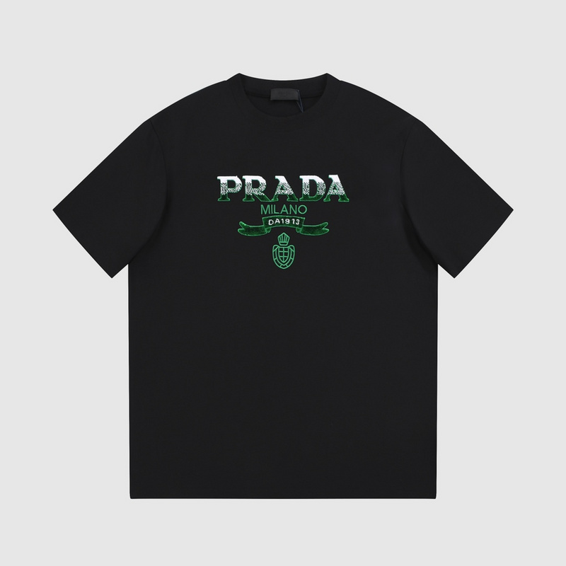 Футболка Prada With Coat Of Arms "Black" фото № 6