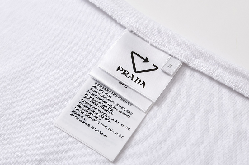 Футболка Prada Flower Print "White" фото № 4