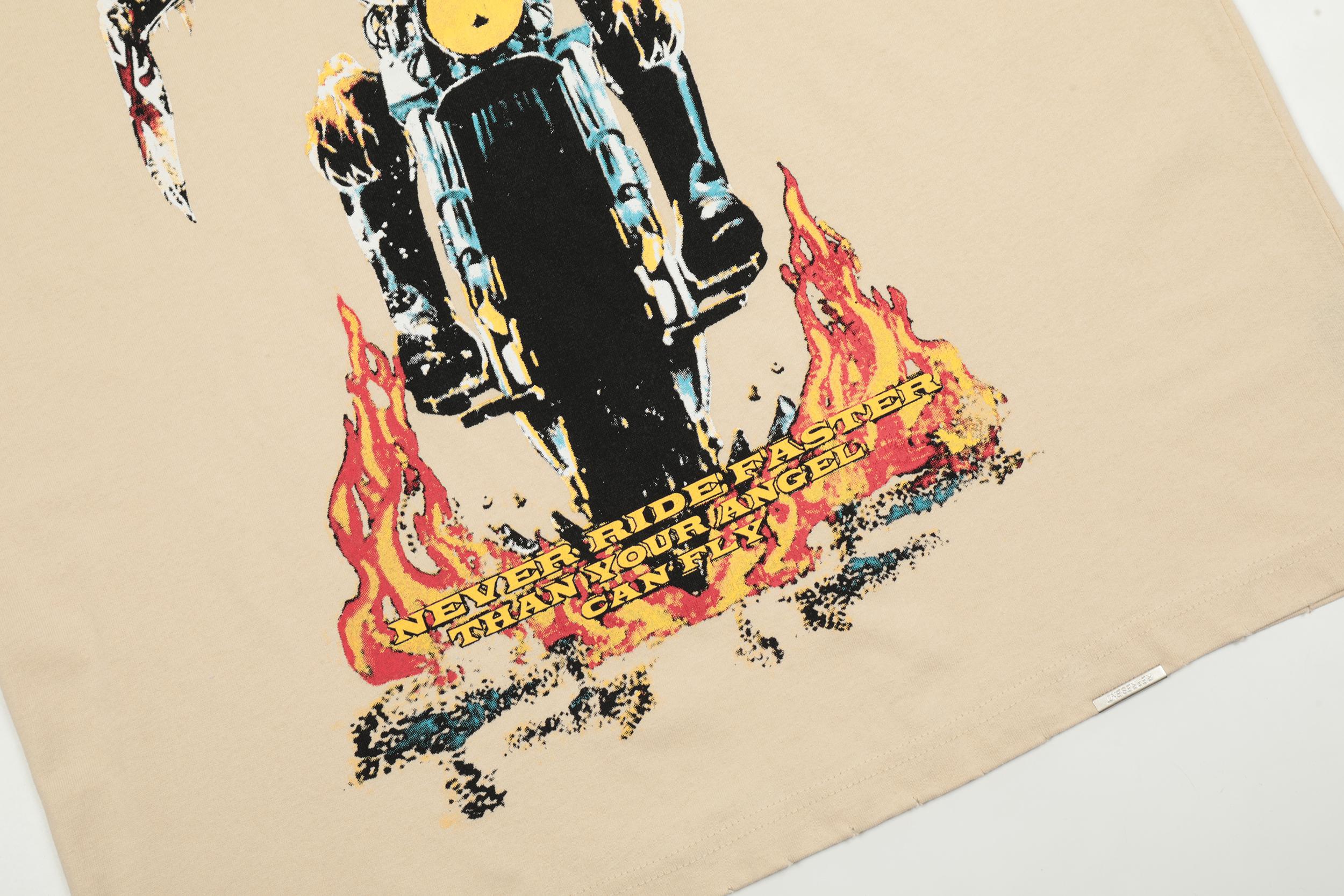 Футболка Represent Ghost Rider "Beige" фото № 7