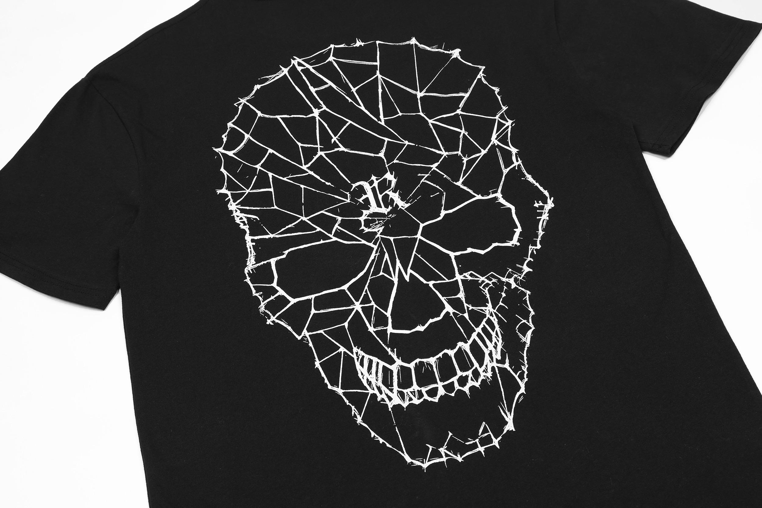Футболка Revenge Web R-Skull "Black" фото № 5