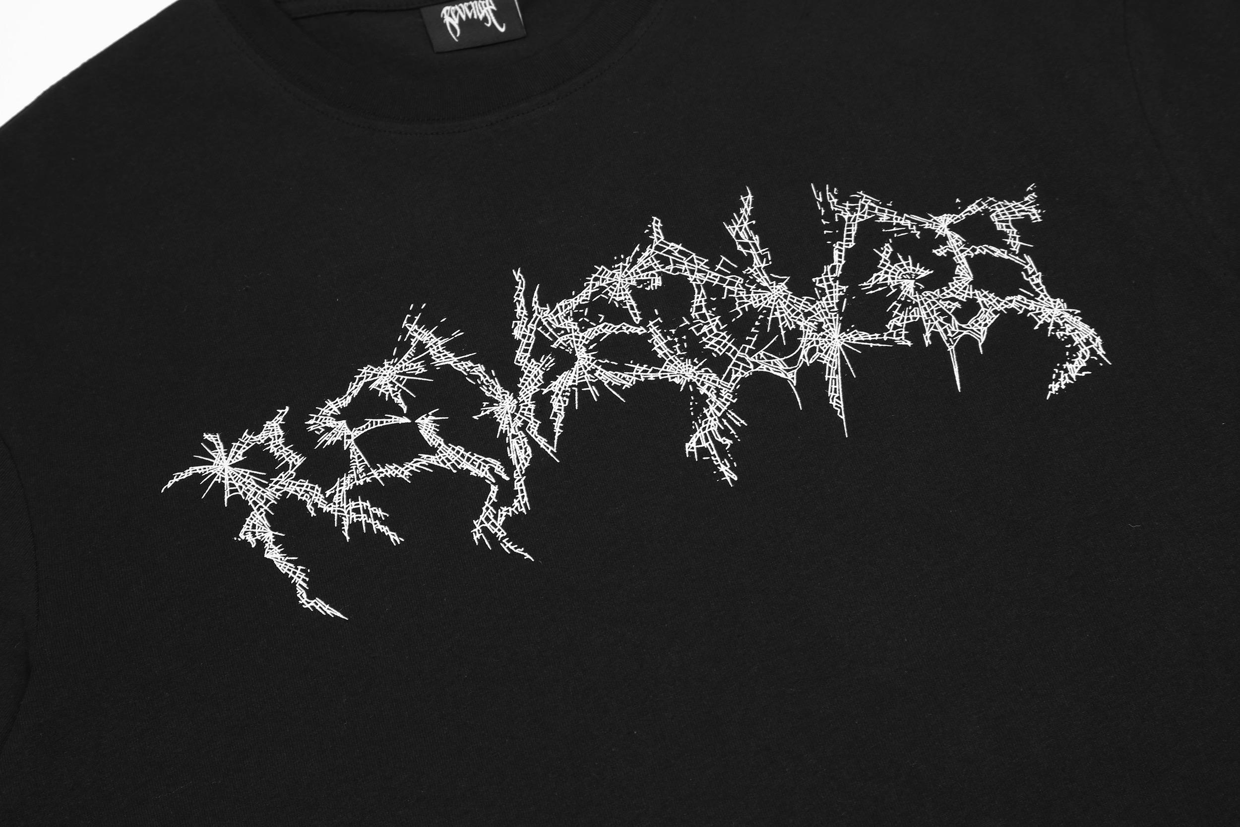 Футболка Revenge Web R-Skull "Black" фото № 6