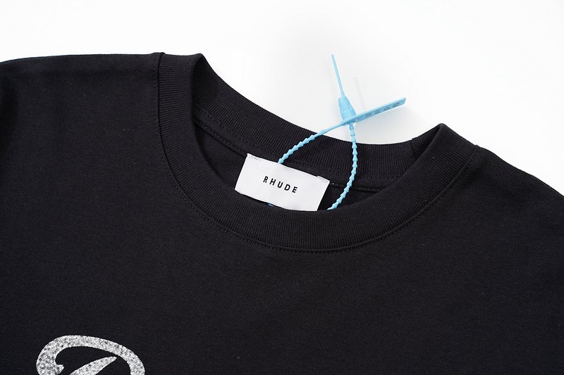 Футболка Rhude Cats Family "Black" фото № 3