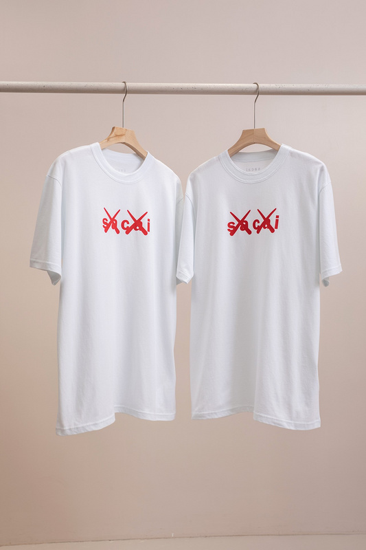 Футболка Sacai Central Logo XX "White" фото № 3