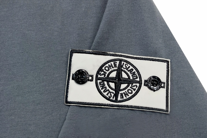 Футболка Stone Island Logo Tag "Gray" фото № 4