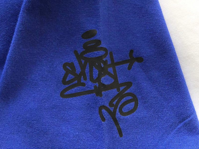 Футболка Stussy Inscription The World Famous International Stussy Tribe "Blue" фото № 3