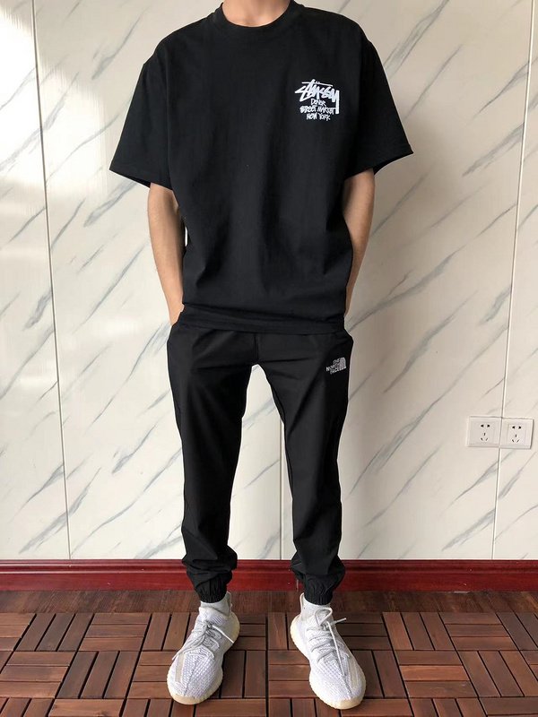 Футболка Stussy Lettering Dover Street Market New York "Black" фото № 7