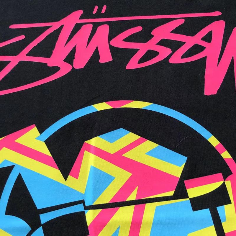 Футболка Stussy Colorful Circle With Image Inside And Logo "Black" фото № 6