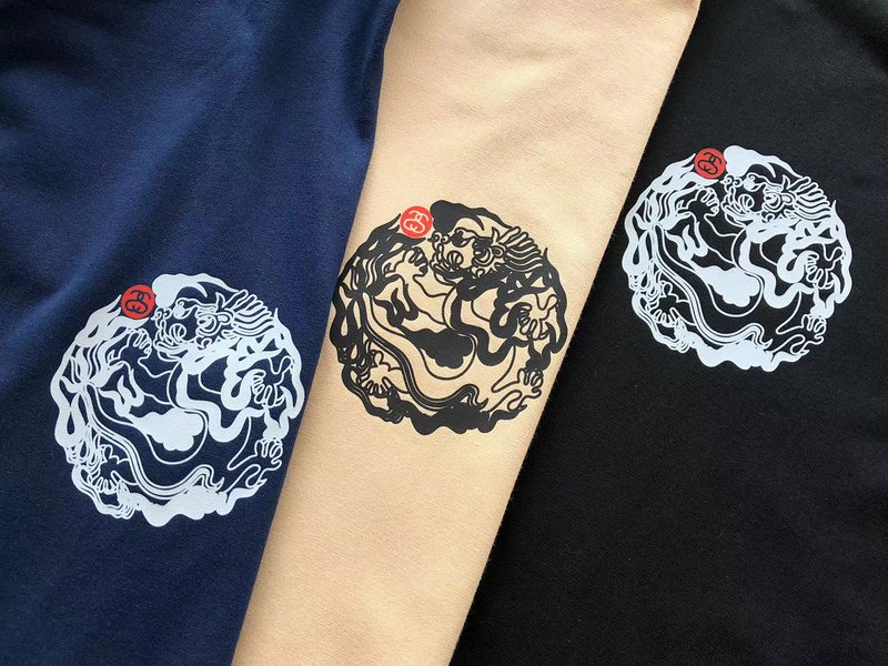 Футболка Stussy Circle From Curve Lines "Black" фото № 6