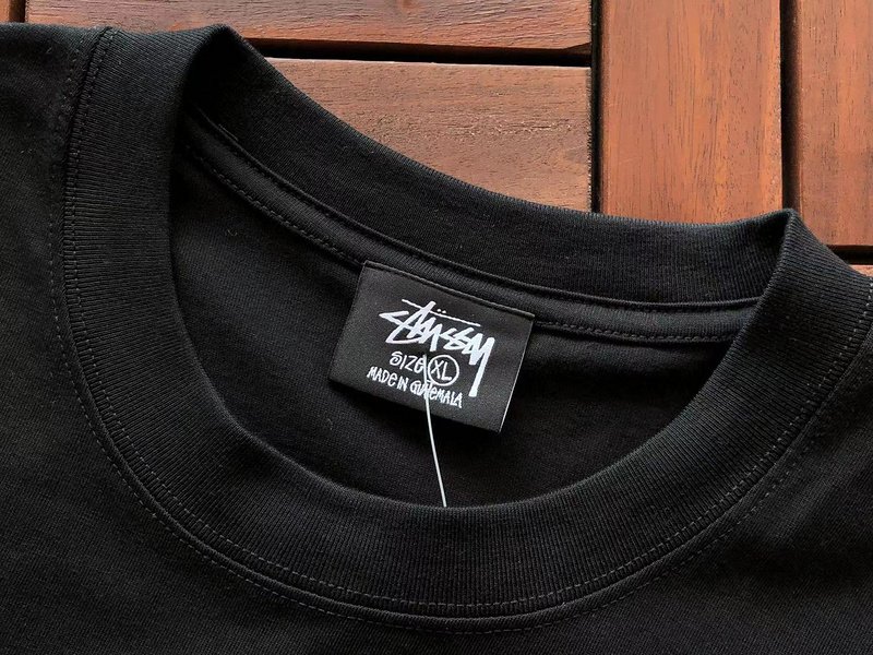 Футболка Stussy Circle From Curve Lines "Black" фото № 2