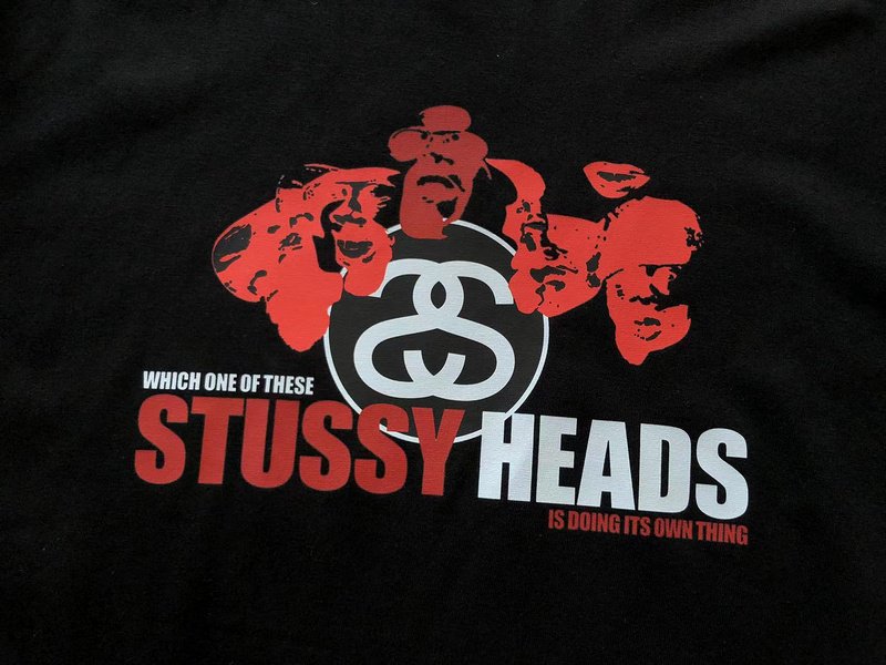 Футболка Stussy Letter With Mirror Image In Circle And Inscription "Black" фото № 5