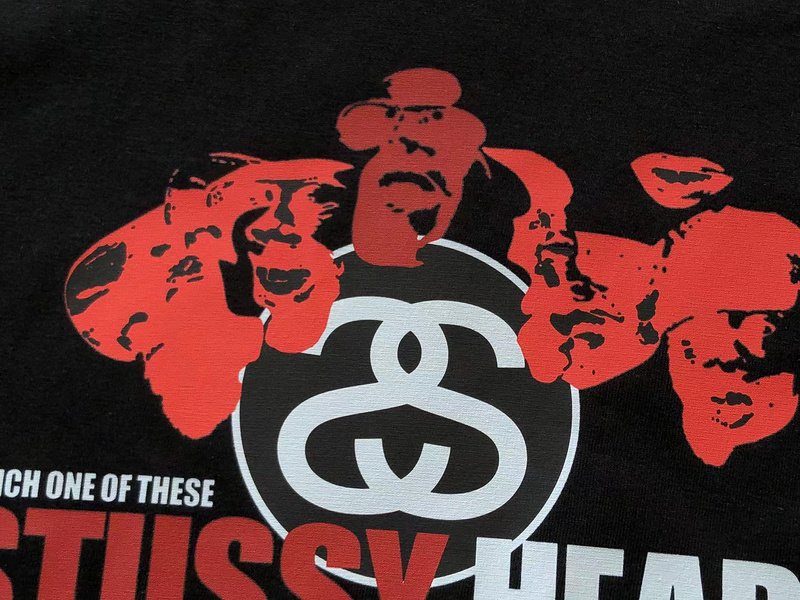 Футболка Stussy Letter With Mirror Image In Circle And Inscription "Black" фото № 6