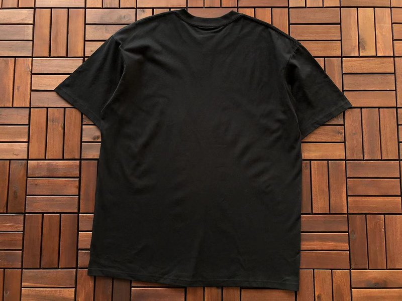 Футболка Stussy Letter With Mirror Image In Circle And Inscription "Black" фото № 2