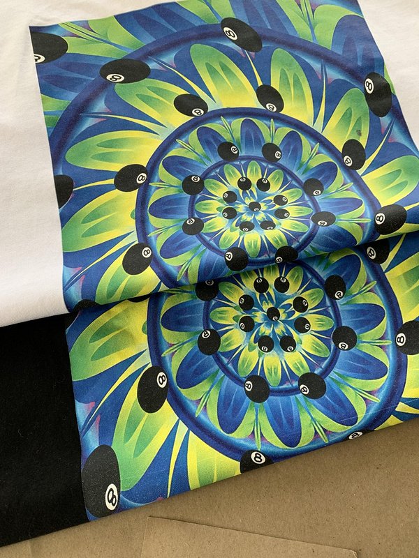 Футболка Stussy Kaleidoscope "White" фото № 4