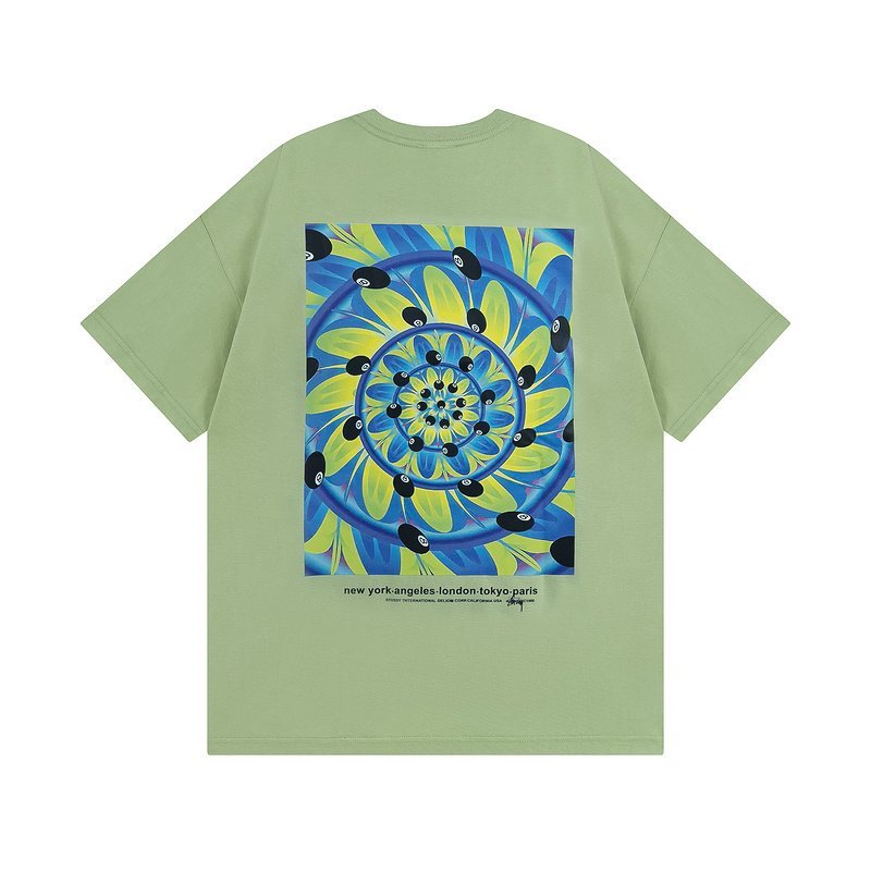 Футболка Stussy New Fashion Jeans Text "Mint" фото № 2