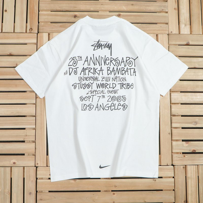 Футболка Stussy Singer Print Front "White" фото № 2