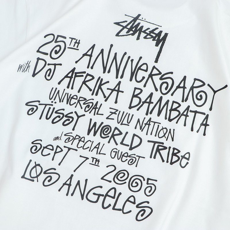 Футболка Stussy Singer Print Front "White" фото № 4